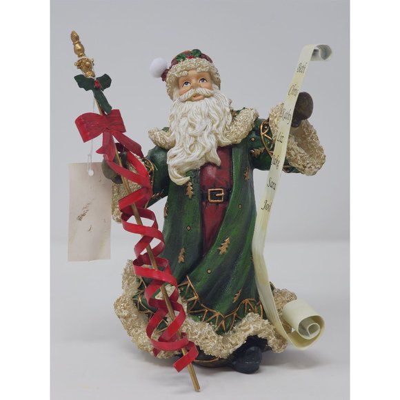Vintage Home Interiors Classic Santa Clause Holding List New In Original Box - Picture 2 of 11